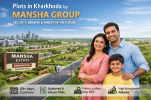 plots in Kharkhoda by mansha